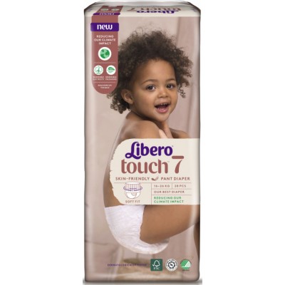 Подгузники-трусики Libero Touch 7 (16-26 кг) 28 шт.