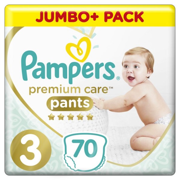 Подгузники-трусики Pampers Premium Care 3 (6-11 кг), 70 шт.