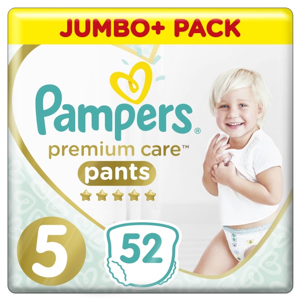 Подгузники-трусики Pampers Premium Care 5 (12-17 кг), 52 шт.
