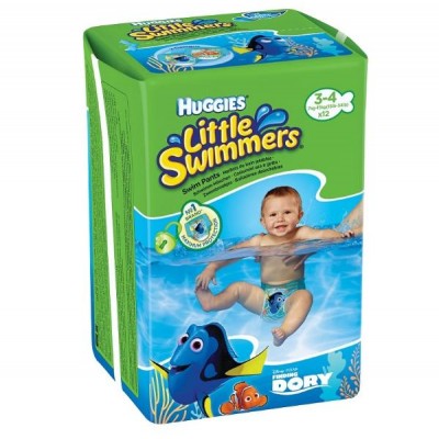 Трусики-подгузники для плавания Huggies Little Swimmers 3-4 (7-15кг), 12шт.